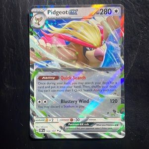 Obsidian Flames Pidgeot EX Double Rare